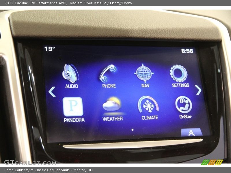 Radiant Silver Metallic / Ebony/Ebony 2013 Cadillac SRX Performance AWD