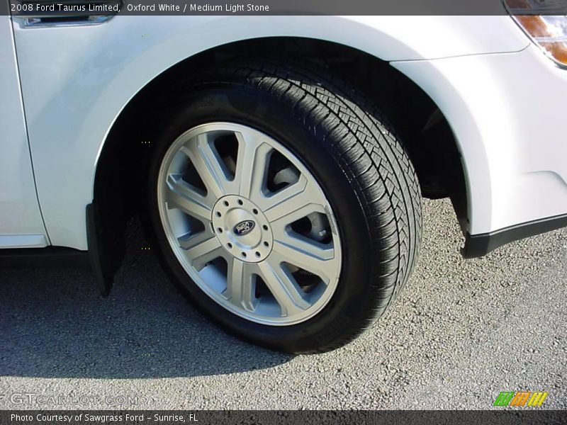 Oxford White / Medium Light Stone 2008 Ford Taurus Limited
