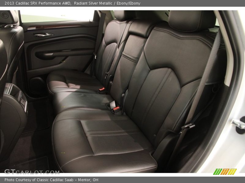 Radiant Silver Metallic / Ebony/Ebony 2013 Cadillac SRX Performance AWD