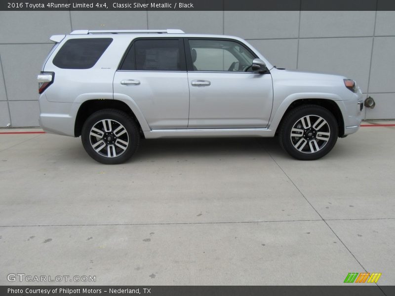 Classic Silver Metallic / Black 2016 Toyota 4Runner Limited 4x4