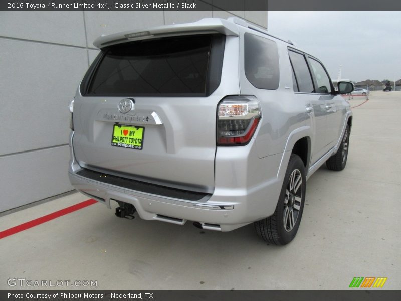 Classic Silver Metallic / Black 2016 Toyota 4Runner Limited 4x4