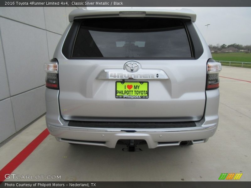 Classic Silver Metallic / Black 2016 Toyota 4Runner Limited 4x4