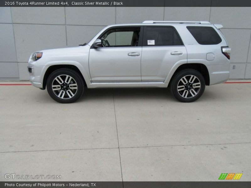 Classic Silver Metallic / Black 2016 Toyota 4Runner Limited 4x4