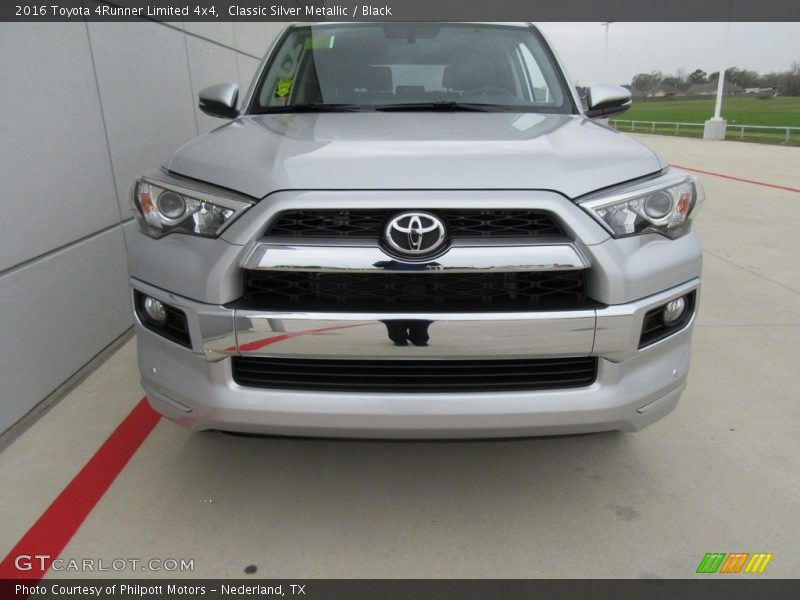 Classic Silver Metallic / Black 2016 Toyota 4Runner Limited 4x4