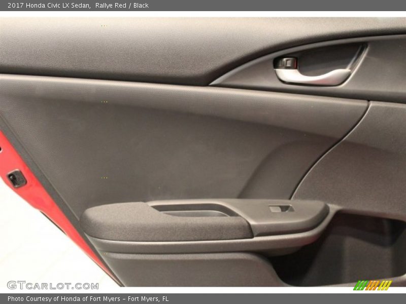Rallye Red / Black 2017 Honda Civic LX Sedan