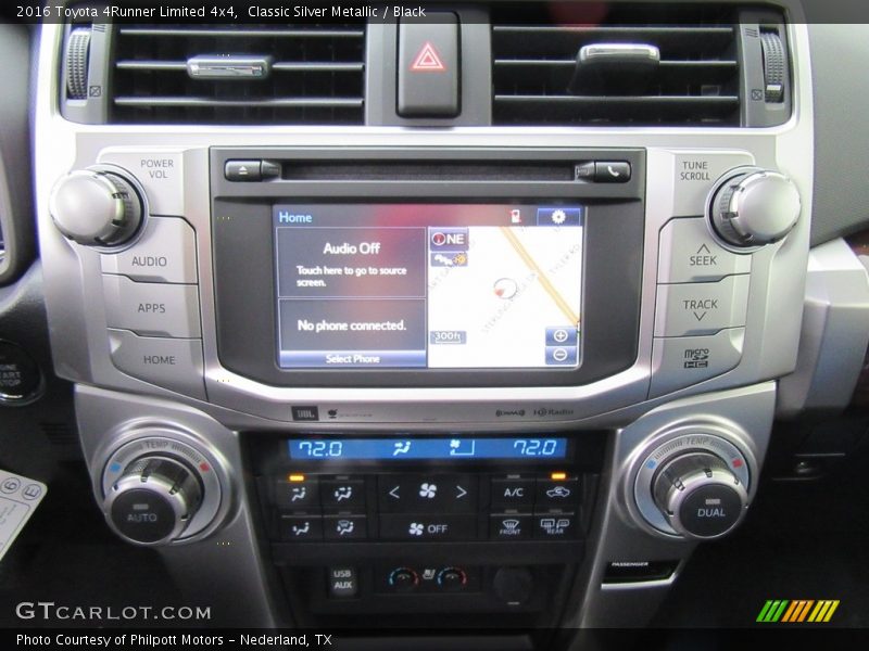 Classic Silver Metallic / Black 2016 Toyota 4Runner Limited 4x4