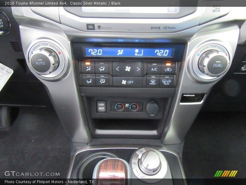 Classic Silver Metallic / Black 2016 Toyota 4Runner Limited 4x4