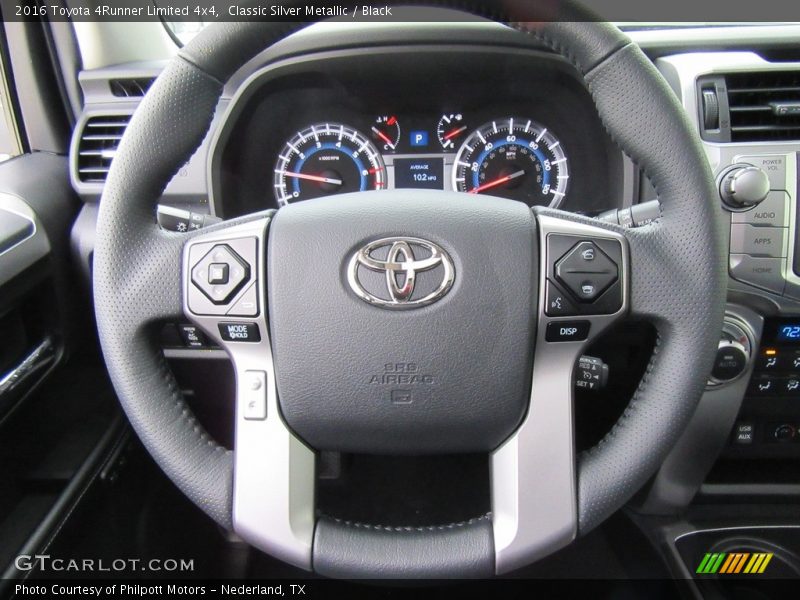 Classic Silver Metallic / Black 2016 Toyota 4Runner Limited 4x4