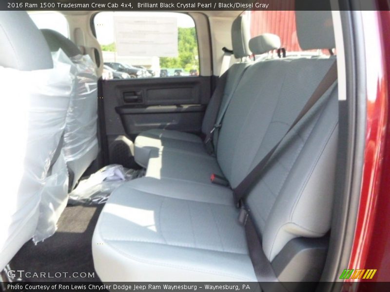 Brilliant Black Crystal Pearl / Black/Diesel Gray 2016 Ram 1500 Tradesman Crew Cab 4x4