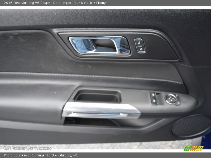 Deep Impact Blue Metallic / Ebony 2016 Ford Mustang V6 Coupe