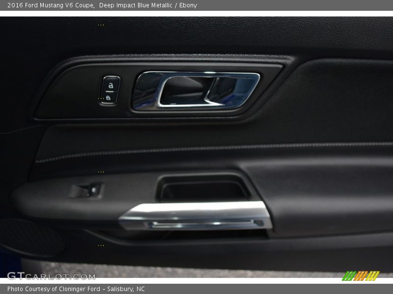 Deep Impact Blue Metallic / Ebony 2016 Ford Mustang V6 Coupe