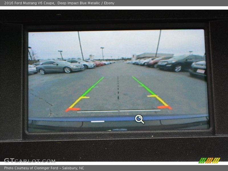 Deep Impact Blue Metallic / Ebony 2016 Ford Mustang V6 Coupe