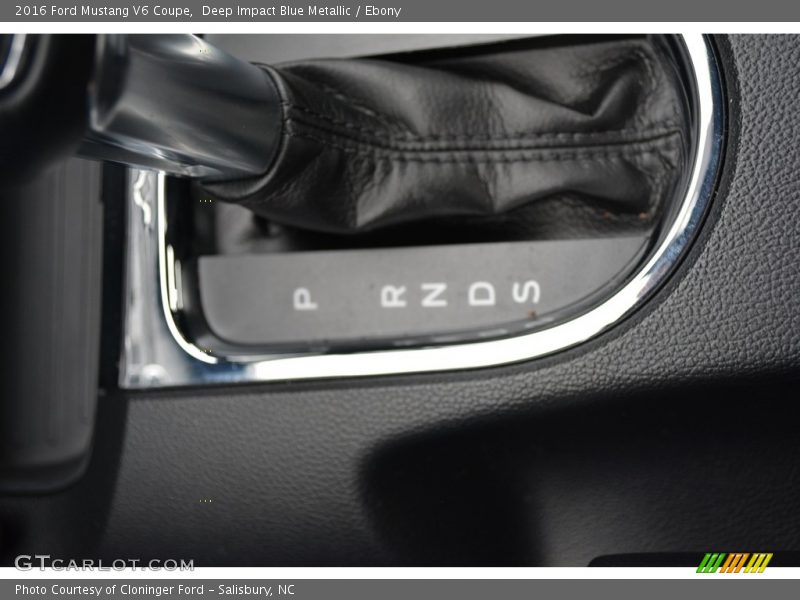 Deep Impact Blue Metallic / Ebony 2016 Ford Mustang V6 Coupe