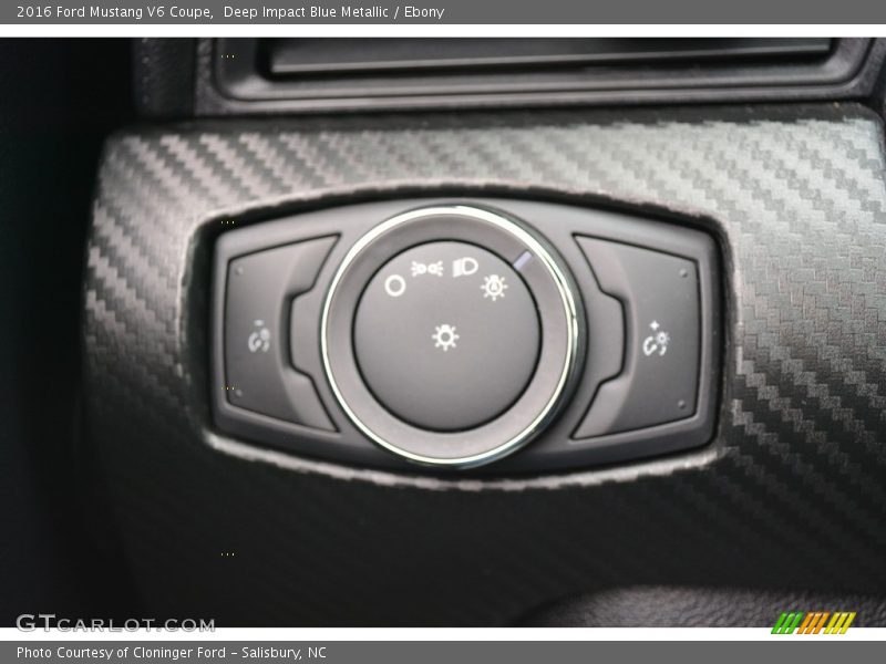Deep Impact Blue Metallic / Ebony 2016 Ford Mustang V6 Coupe