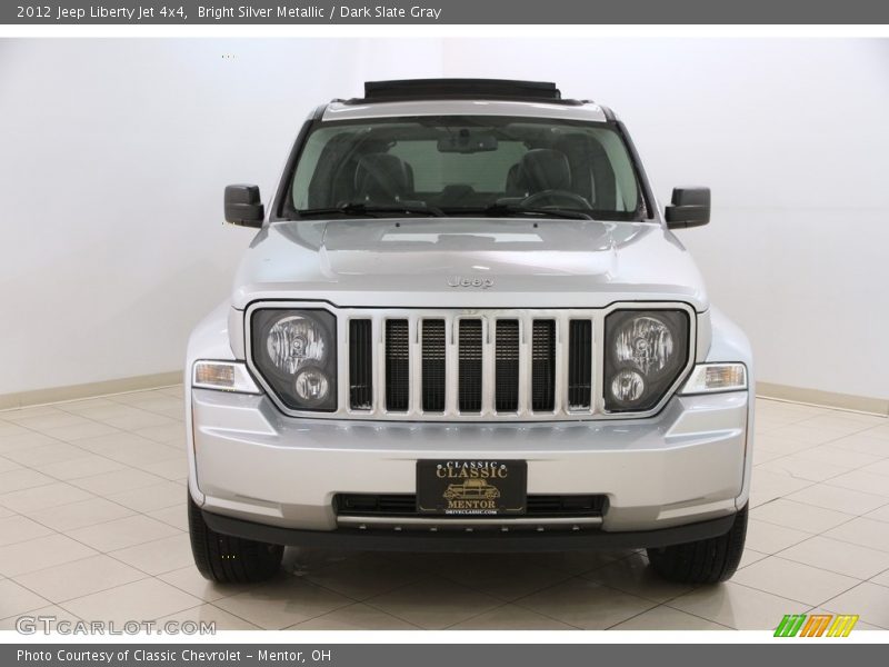 Bright Silver Metallic / Dark Slate Gray 2012 Jeep Liberty Jet 4x4