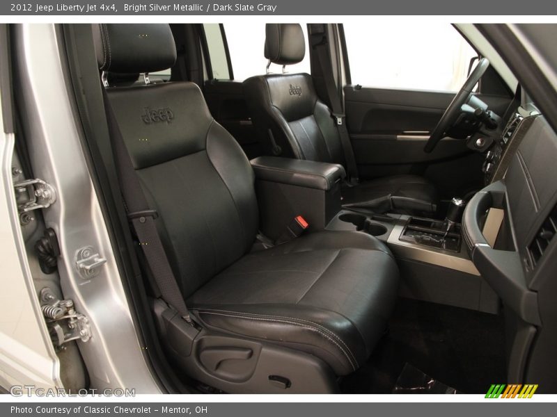 Bright Silver Metallic / Dark Slate Gray 2012 Jeep Liberty Jet 4x4