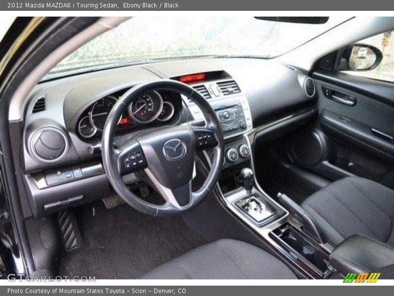 Ebony Black / Black 2012 Mazda MAZDA6 i Touring Sedan