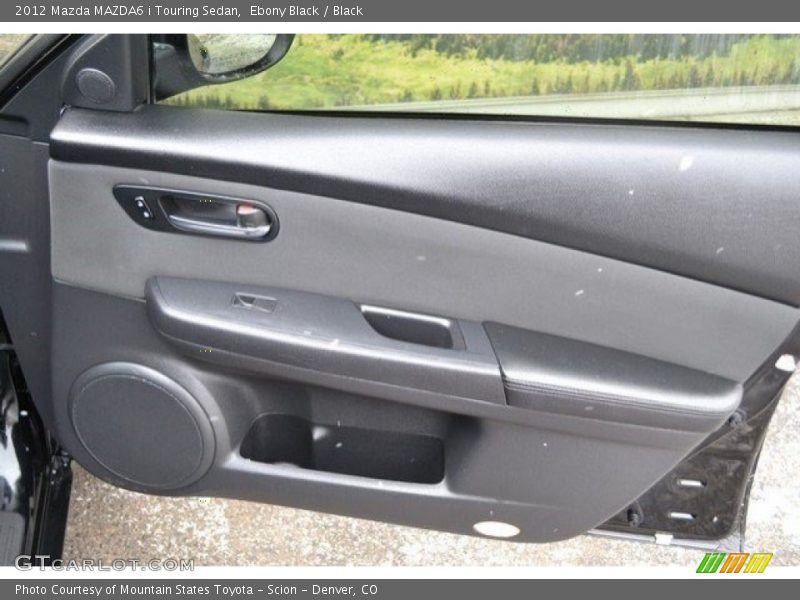 Ebony Black / Black 2012 Mazda MAZDA6 i Touring Sedan