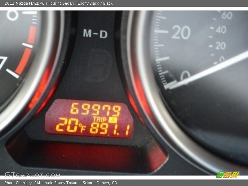 Ebony Black / Black 2012 Mazda MAZDA6 i Touring Sedan