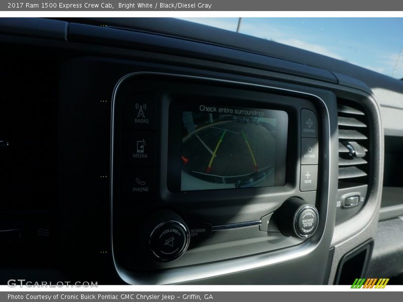 Bright White / Black/Diesel Gray 2017 Ram 1500 Express Crew Cab