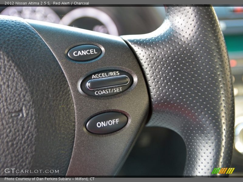 Red Alert / Charcoal 2012 Nissan Altima 2.5 S