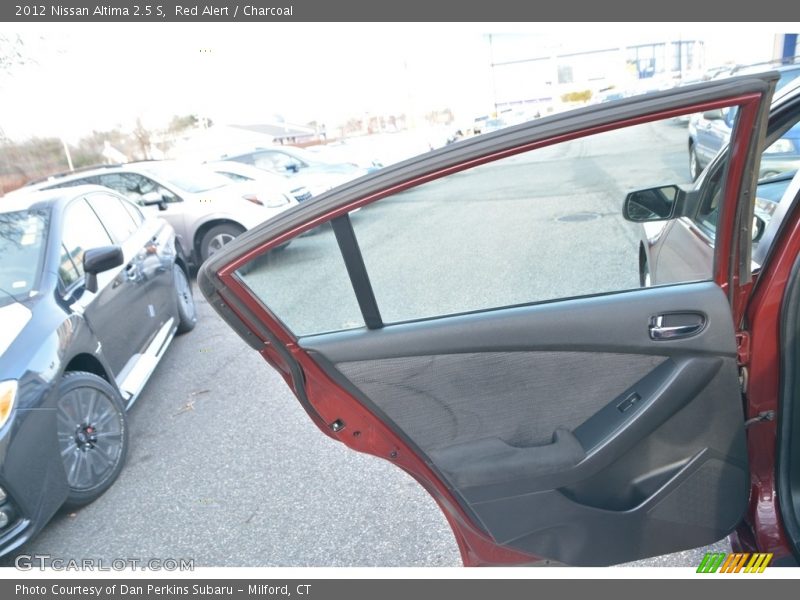 Red Alert / Charcoal 2012 Nissan Altima 2.5 S