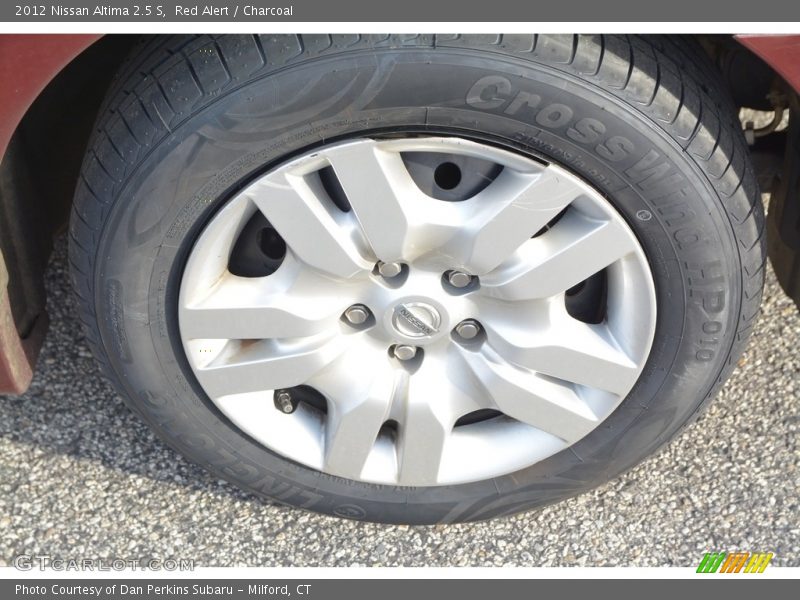 Red Alert / Charcoal 2012 Nissan Altima 2.5 S