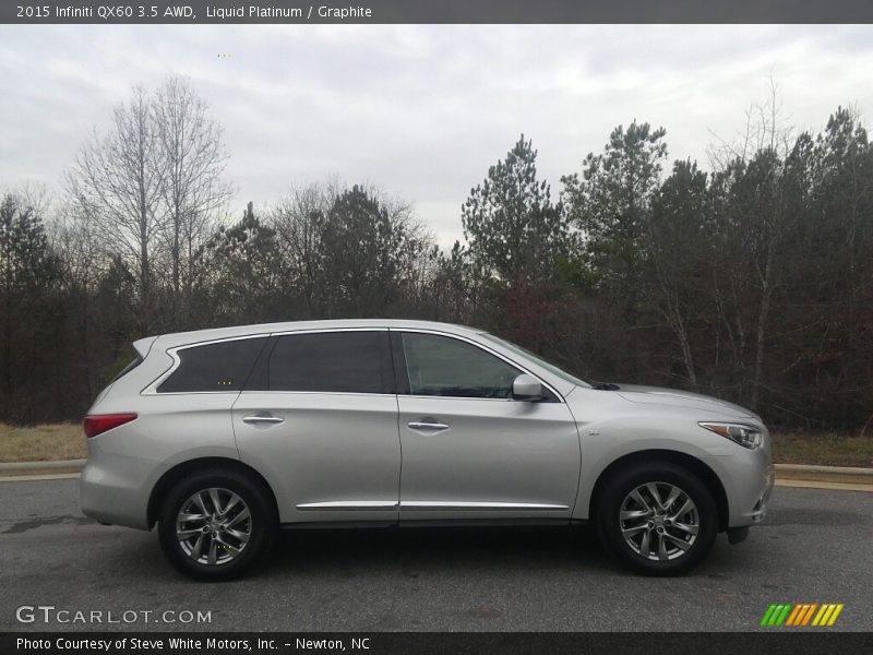 Liquid Platinum / Graphite 2015 Infiniti QX60 3.5 AWD