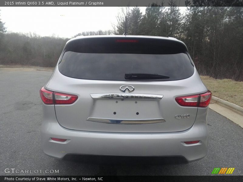 Liquid Platinum / Graphite 2015 Infiniti QX60 3.5 AWD