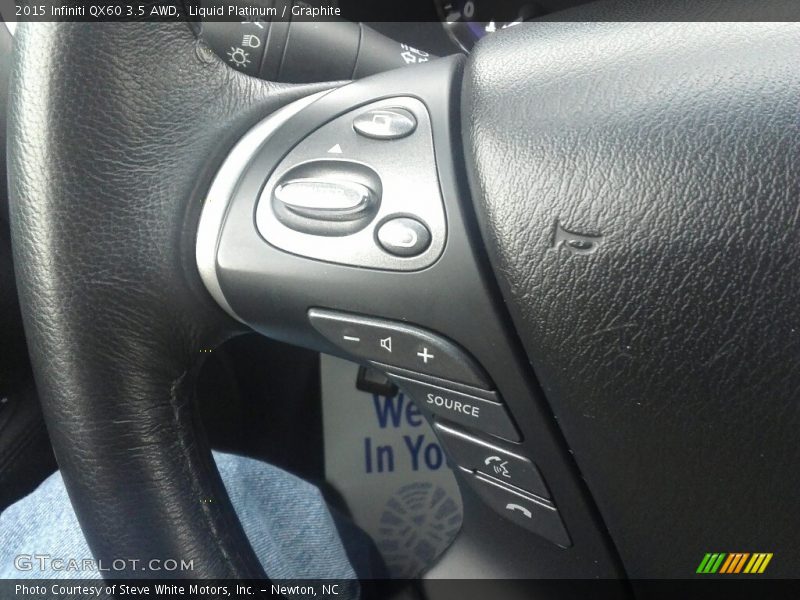 Liquid Platinum / Graphite 2015 Infiniti QX60 3.5 AWD