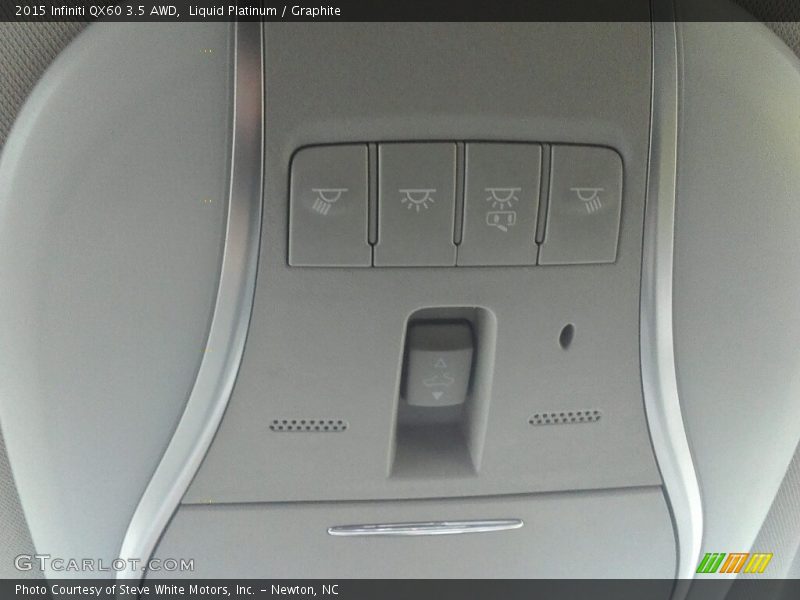Liquid Platinum / Graphite 2015 Infiniti QX60 3.5 AWD