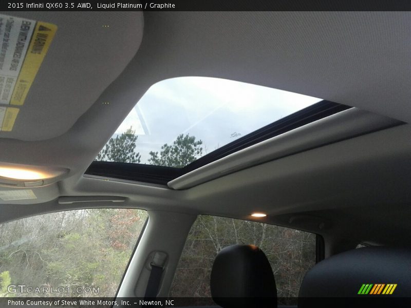 Liquid Platinum / Graphite 2015 Infiniti QX60 3.5 AWD