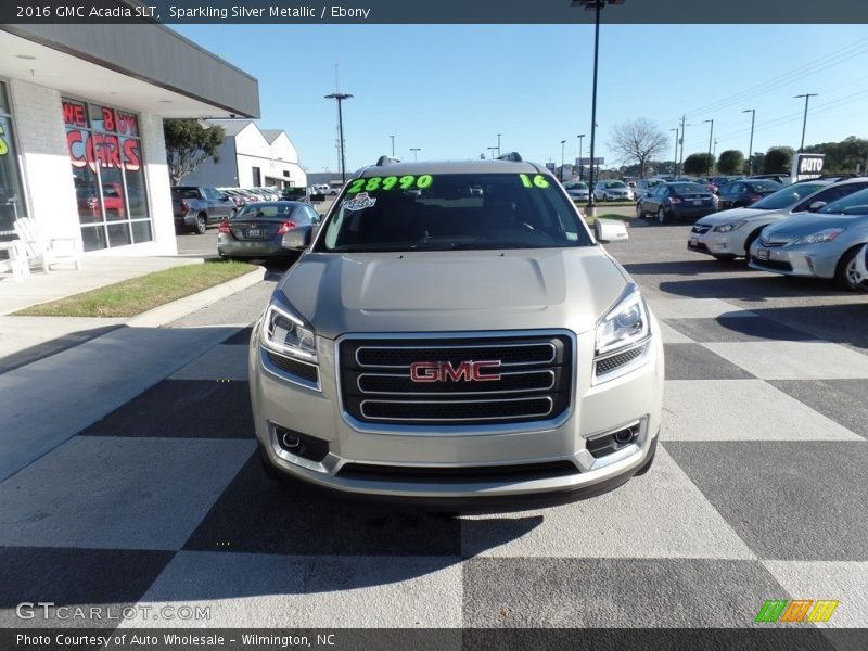 Sparkling Silver Metallic / Ebony 2016 GMC Acadia SLT