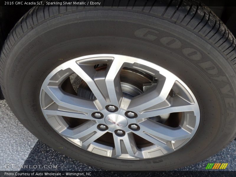 Sparkling Silver Metallic / Ebony 2016 GMC Acadia SLT