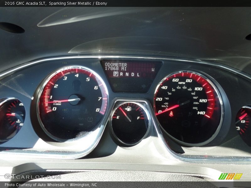 Sparkling Silver Metallic / Ebony 2016 GMC Acadia SLT