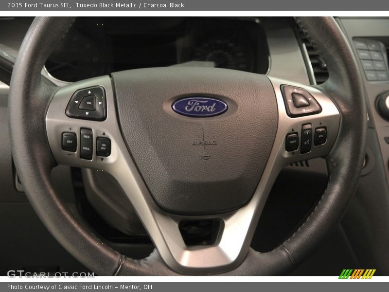 Tuxedo Black Metallic / Charcoal Black 2015 Ford Taurus SEL