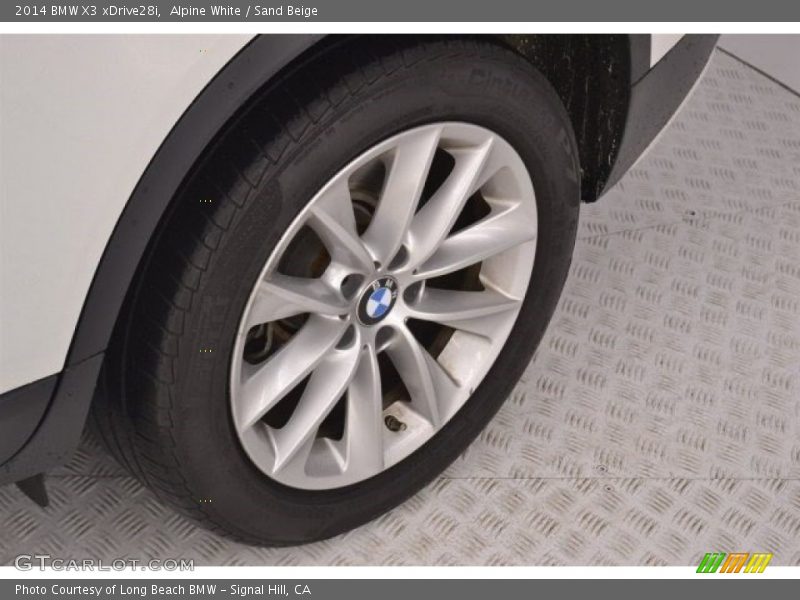 Alpine White / Sand Beige 2014 BMW X3 xDrive28i