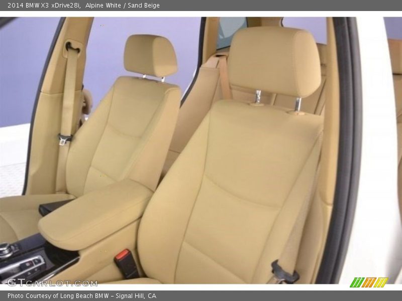 Alpine White / Sand Beige 2014 BMW X3 xDrive28i