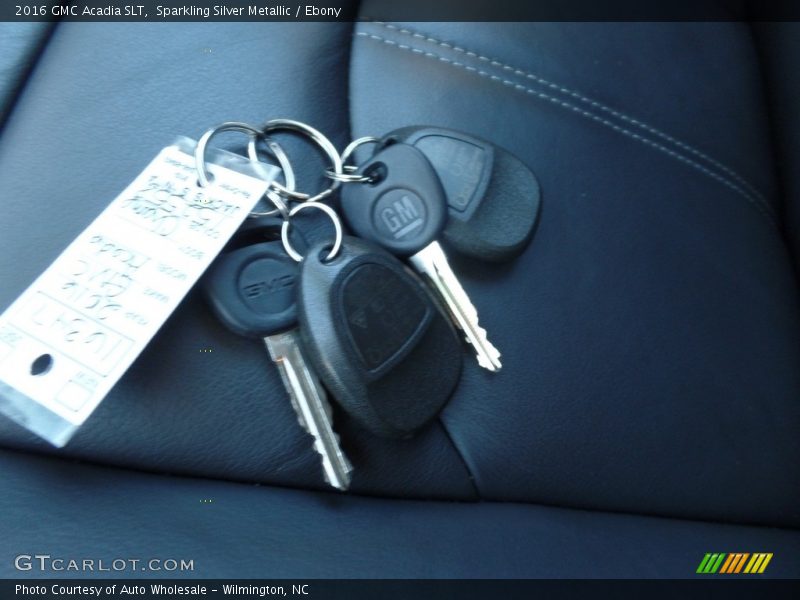 Sparkling Silver Metallic / Ebony 2016 GMC Acadia SLT
