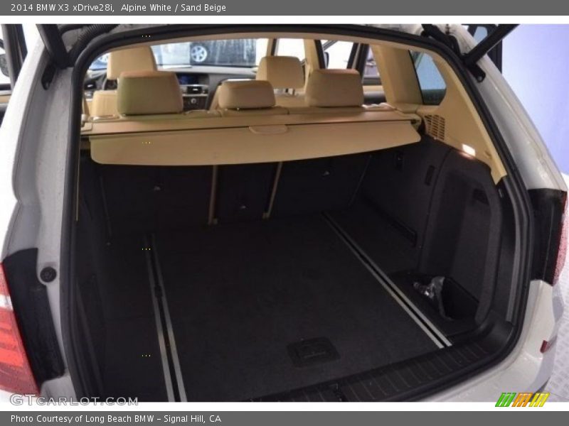 Alpine White / Sand Beige 2014 BMW X3 xDrive28i