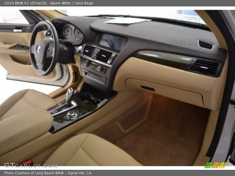 Alpine White / Sand Beige 2014 BMW X3 xDrive28i