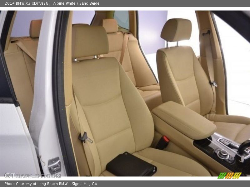 Alpine White / Sand Beige 2014 BMW X3 xDrive28i