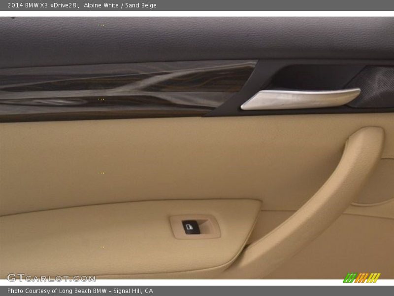 Alpine White / Sand Beige 2014 BMW X3 xDrive28i