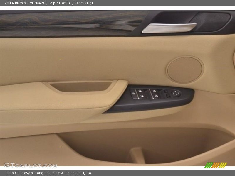 Alpine White / Sand Beige 2014 BMW X3 xDrive28i