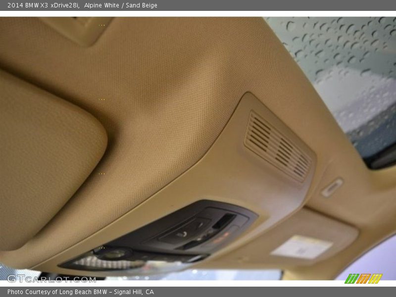 Alpine White / Sand Beige 2014 BMW X3 xDrive28i