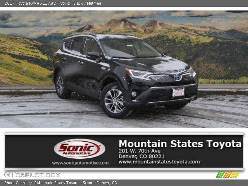 Black / Nutmeg 2017 Toyota RAV4 XLE AWD Hybrid