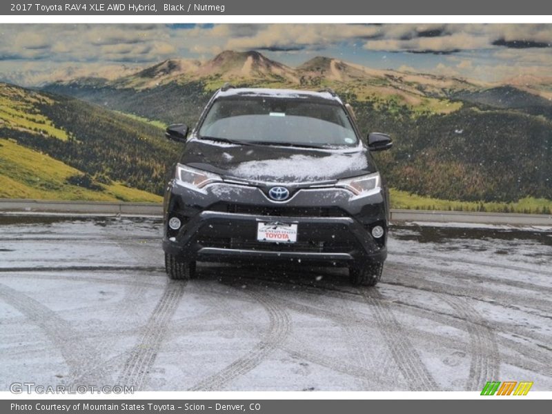 Black / Nutmeg 2017 Toyota RAV4 XLE AWD Hybrid