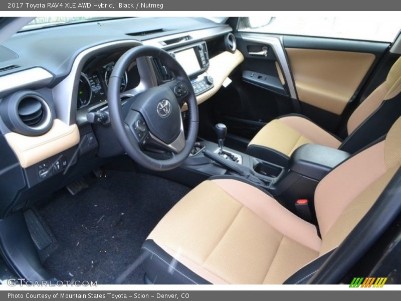 Black / Nutmeg 2017 Toyota RAV4 XLE AWD Hybrid