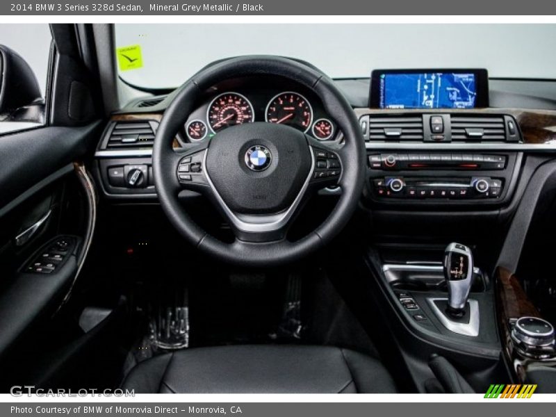 Mineral Grey Metallic / Black 2014 BMW 3 Series 328d Sedan