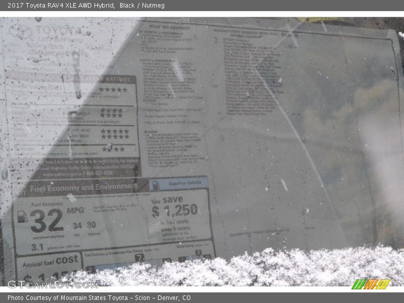 Black / Nutmeg 2017 Toyota RAV4 XLE AWD Hybrid